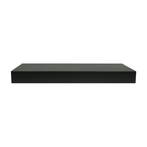 black metal rectangular box back view SS2GR4028