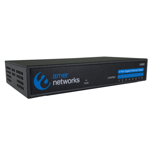 Amer Networks SG8D 8 Port Unmanaged Gigabit Ethernet Switch